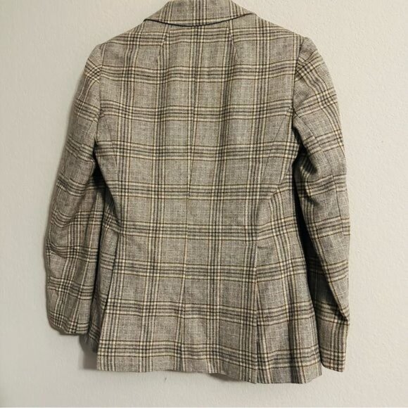 Pendleton Vintage Plaid Wool Blazer and Vest Size Medium - Picture 5 of 11
